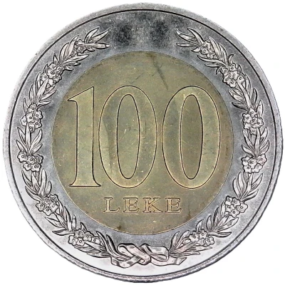 100 Lekë back