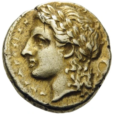 100 Litrai - Agathocles 317 BC - 289 BC front