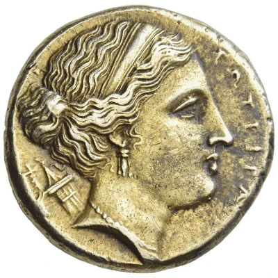 100 Litrai - Agathocles 317 BC - 310 BC back