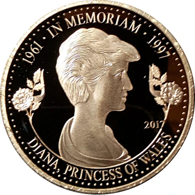 100 Shillings In Memoriam 0f Princess Diana back