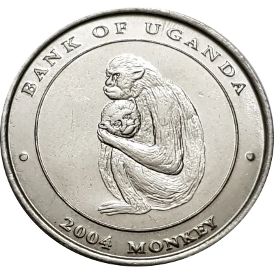 100 Shillings Monkey; steel back