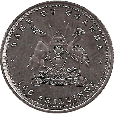 100 Shillings Monkey; steel front