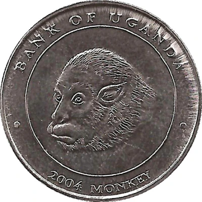 100 Shillings Monkey; steel back