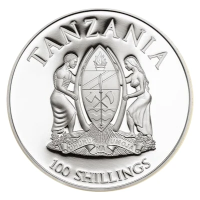 100 Shillings Mountain Gorilla front