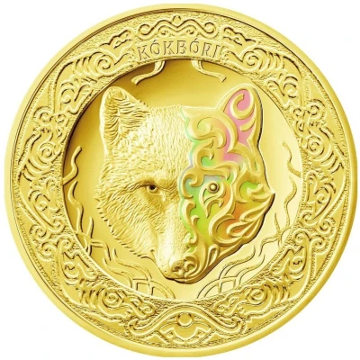 100 Teńge Gold KÓKBÓRI - Investment Coinage back