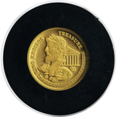 100 Tenge King Kroisos Treasure back