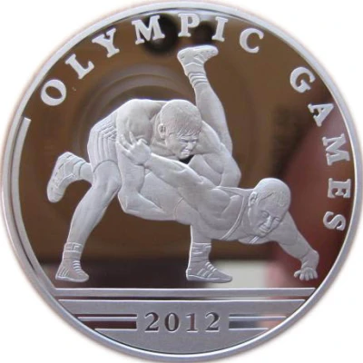 100 Tenge Olympic Games - Free-style Wrestling back