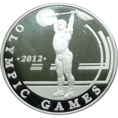 100 Tenge Olympic Games-Weightlifter back