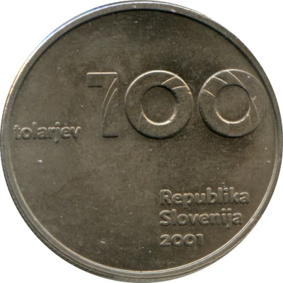 100 Tolarjev Slovenia and the Tolar Anniversary front