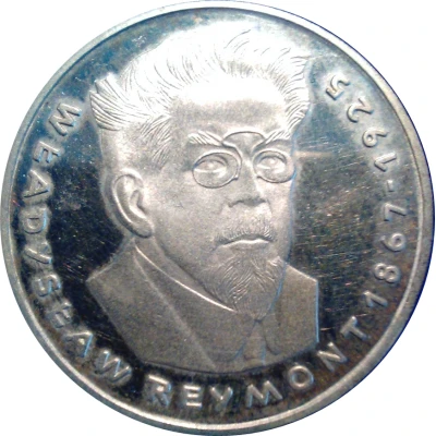 100 Zlotys Władyslaw Reymont back