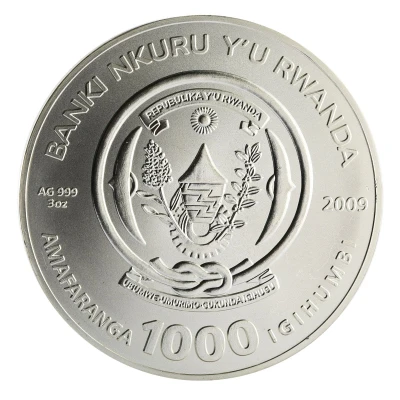 1000 Amafaranga Capricorn front