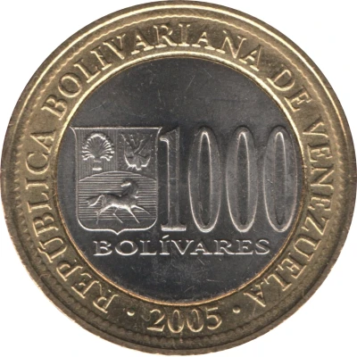 1000 Bolívares front