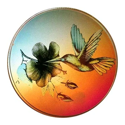 1000 Dobras Humming bird hologram back