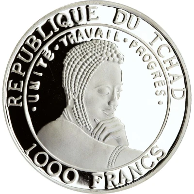 1000 Francs Bird of Paradise front