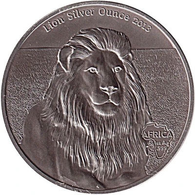 1000 Francs Bullion Coinage - Lion back