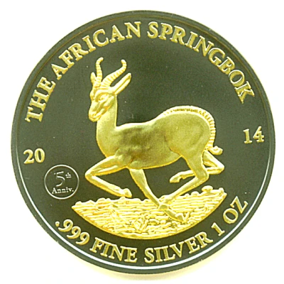 1000 Francs CFA African Springbok; "Golden Enigma" back