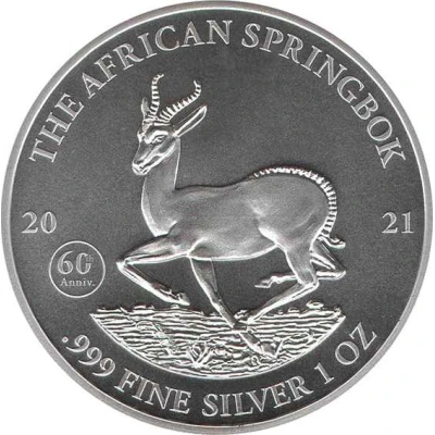 1000 Francs CFA African Springbok back