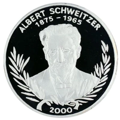 1000 Francs CFA Albert Schweitzer back