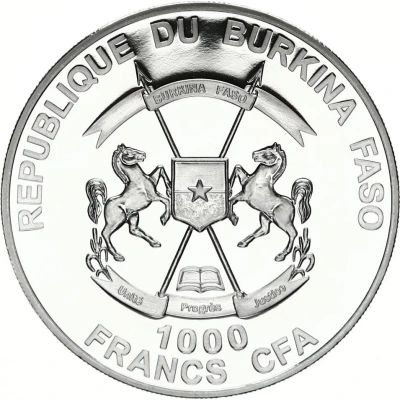 1000 Francs CFA Aphrodite front