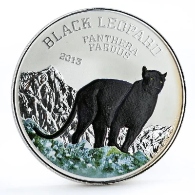 1000 Francs CFA Black Leopard back