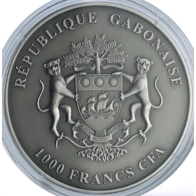 1000 Francs CFA Buffalo front