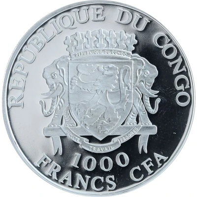 1000 Francs CFA Easter front