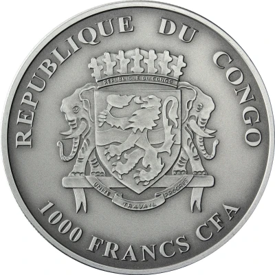 1000 Francs CFA Gorilla front