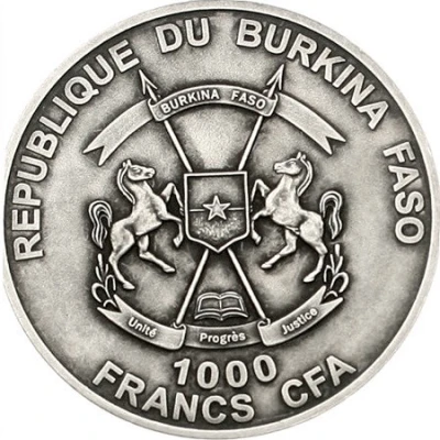 1000 Francs CFA Jesus front