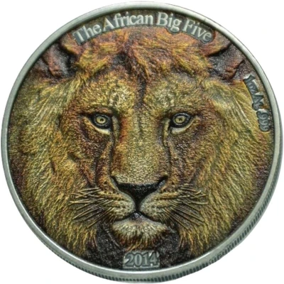 1000 Francs CFA Lion - Colorized back