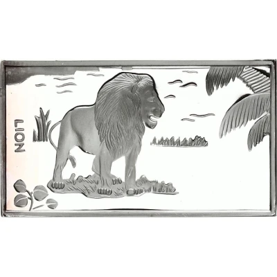 1000 Francs CFA Lion back