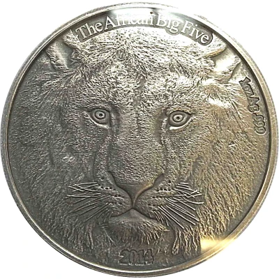 1000 Francs CFA Lion back