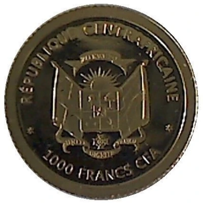 1000 Francs CFA Louis XIV front