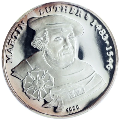 1000 Francs CFA Martin Luther back