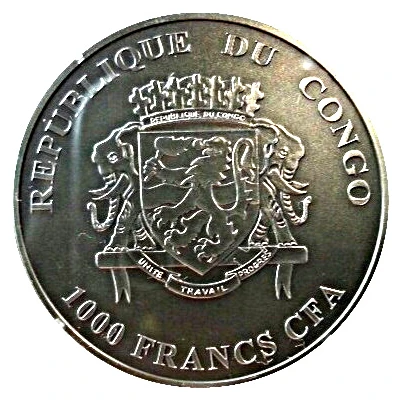 1000 Francs CFA Meerkats front