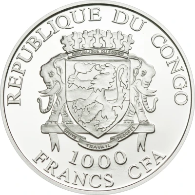 1000 Francs CFA Pyotr and Feuronia front