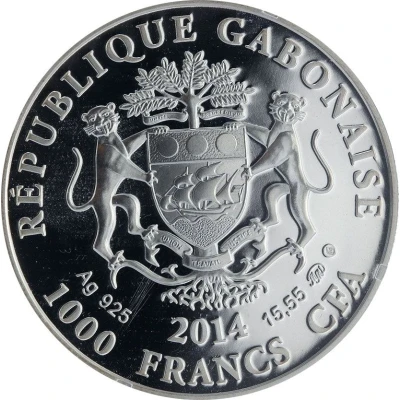 1000 Francs CFA Taurus front