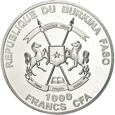 1000 Francs CFA The Bible front