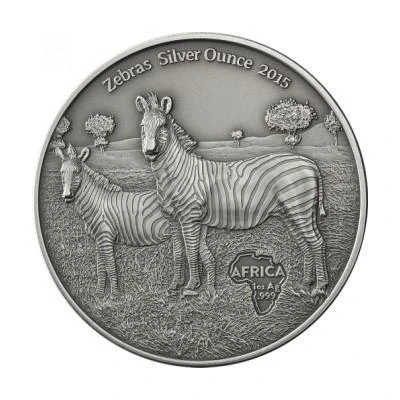 1000 Francs CFA Zebra back