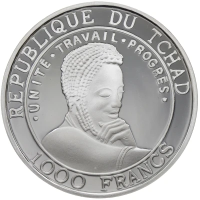 1000 Francs Galileo front