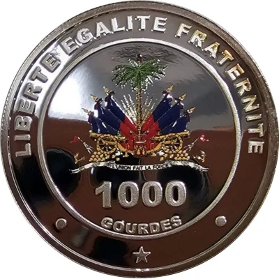 1000 Gourdes Bank of the Republic of Haiti front