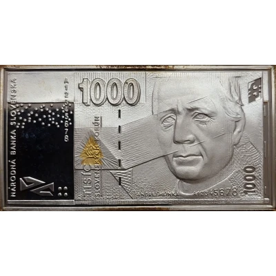 1000 Korún Andrej Hlinka front