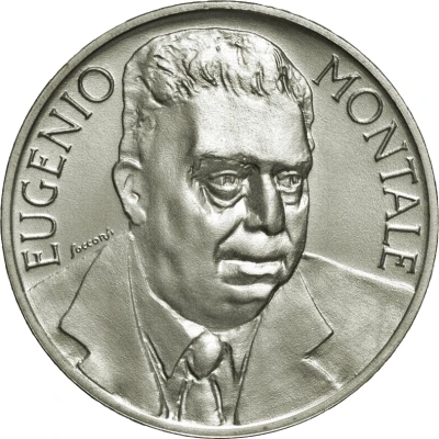 1000 Lire Eugenio Montale front