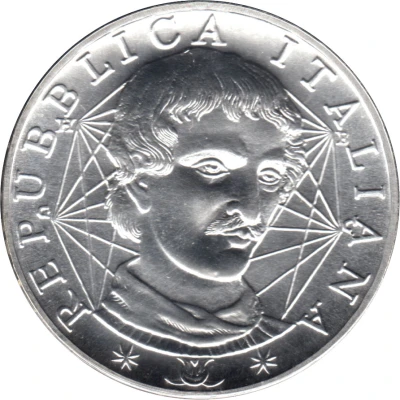 1000 Lire Giordano Bruno front