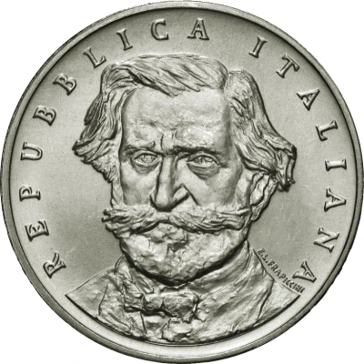 1000 Lire Giuseppe Verdi front
