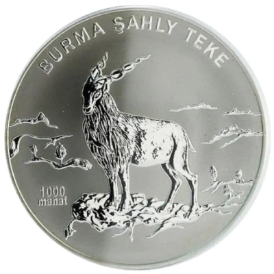 1000 Manat Markhor back