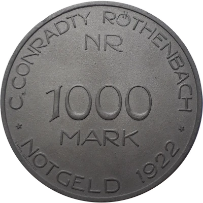 1000 Mark - Röthenbach C. Conradty front