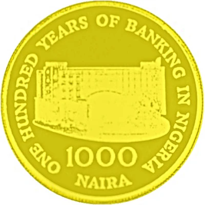 1000 Naira 100 Years - Banking In Nigeria back