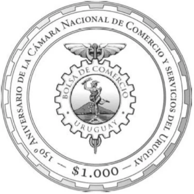 1000 Pesos Uruguayos Chamber of Commerce back