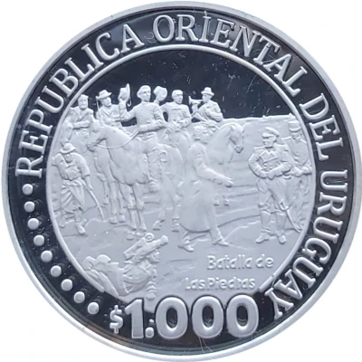 1000 Pesos Uruguayos Independence front