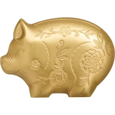 1000 Tögrög Gilded Jolly Pig back